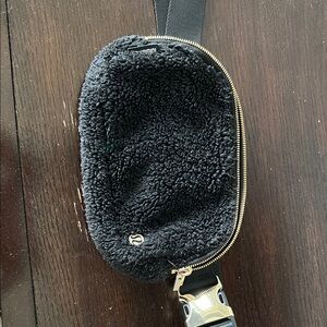 Lululemon Black Sherpa Crossbody Bag